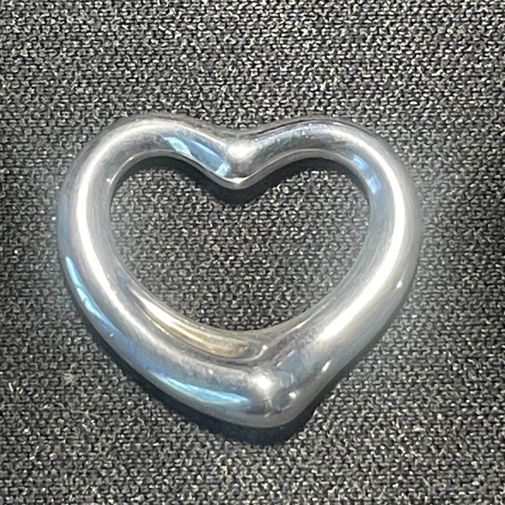 Tiffany Elsa Peretti "Open Heart" Pendant 22mm